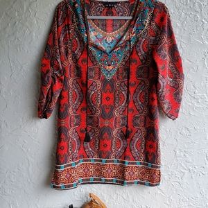Very pretty, size small tunic top.